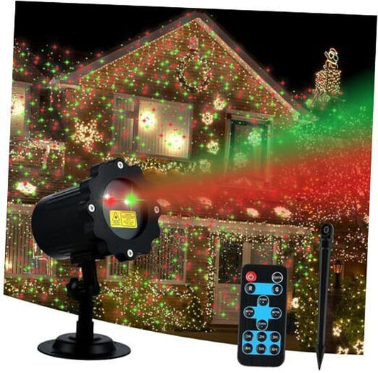 Christmas Projector Lights Outdoor, Waterproof Christmas Decorations Led